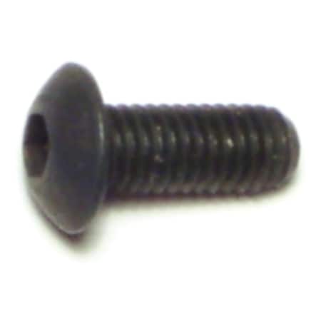 #10-32 Socket Head Cap Screw, Plain Steel, 1/2 In Length, 10 PK